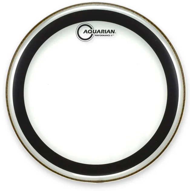Aquarian PF12 – 12 inch Performance II Two-Ply Clear Drum Head — view 1