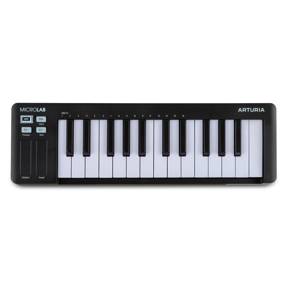 Arturia Microlab MK3 MIDI Controller – Black — view 1