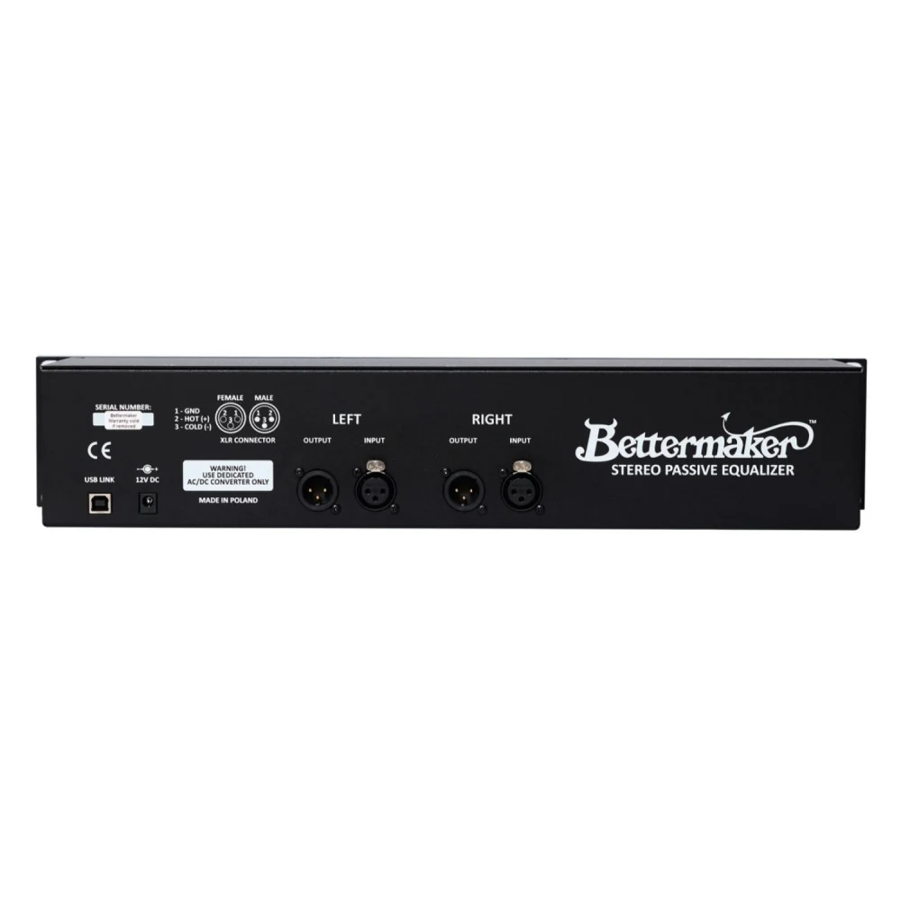 Bettermaker&nbsp;Valve Stereo Passive Equalizer with Plug-in Control — view 2