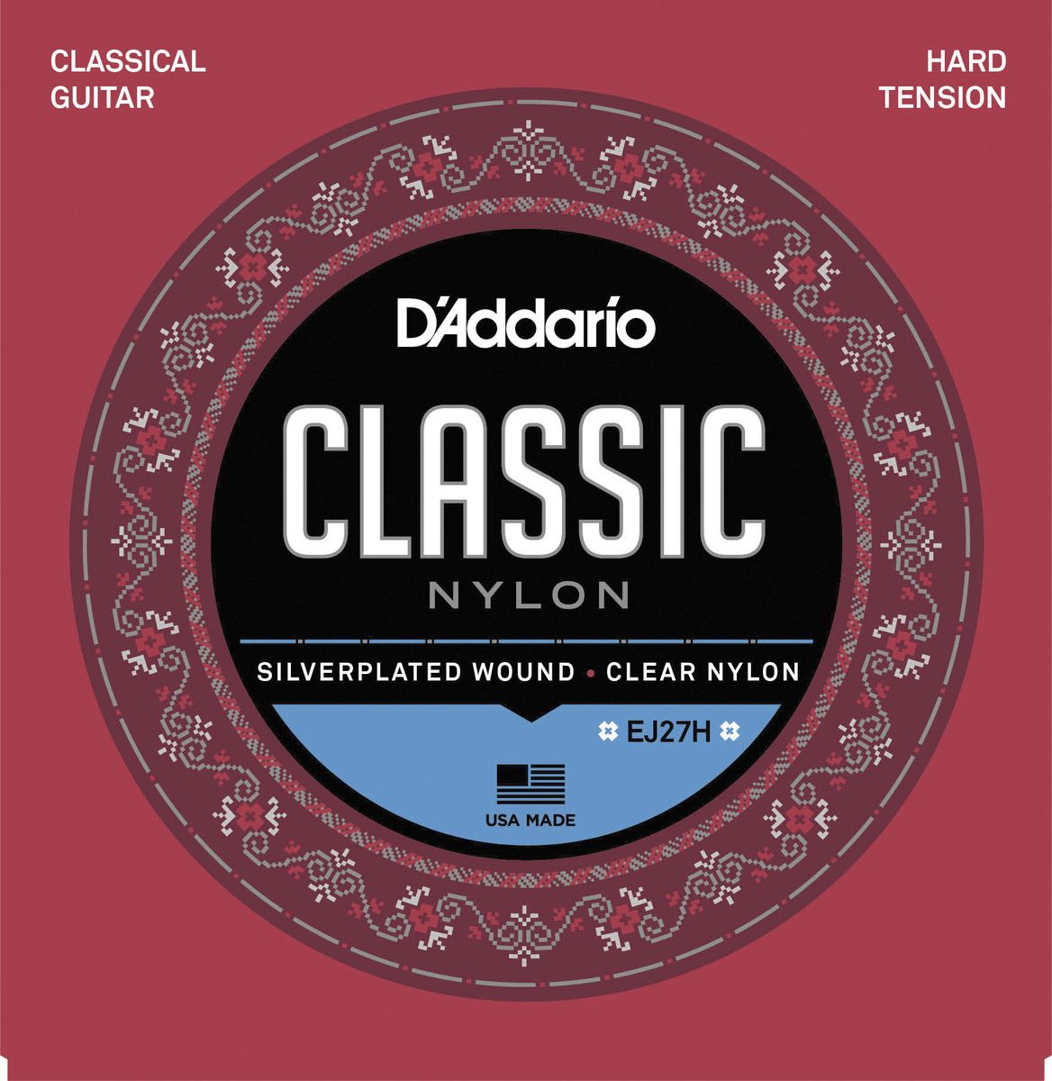 D’Addario EJ27H Classical Guitar Strings – Hard Tension