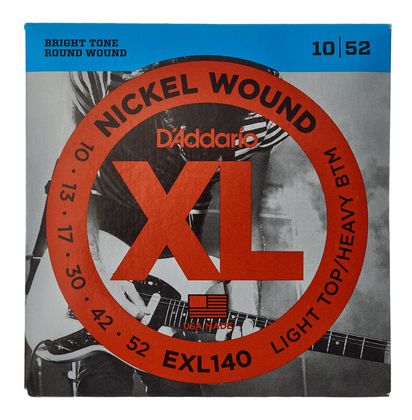 D'addario EXL140 Nickel Light Top Heavy Bottom Electric Guitar Strings 010-052 — view 2
