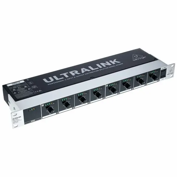 Behringer DS2800 Professional 2-Input 8-Output Distribution Splitter — view 1