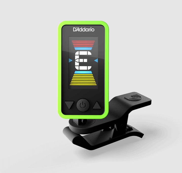 Planet Waves PWCT17 Eclipse Chromatic Clip-On Tuner - Green