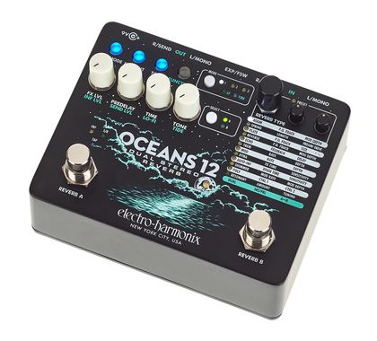 Electro Harmonix Oceans 12 Dual Stereo Reverb Pedal — view 2
