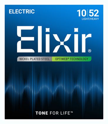 Elixir Optiweb Light/Heavy Electric Guitar Strings – (10-52) — view 2