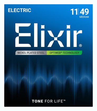 Elixir Optiweb Light/Heavy Electric Guitar Strings – (10-52) — view 3