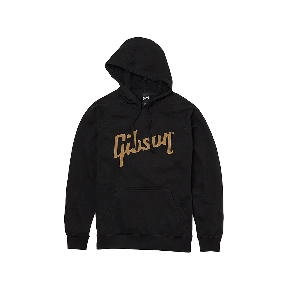 Gibson Men’s Hoodie Logo Black - XL