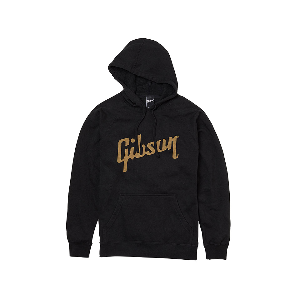Gibson Men’s Hoodie Logo Black - 3XL