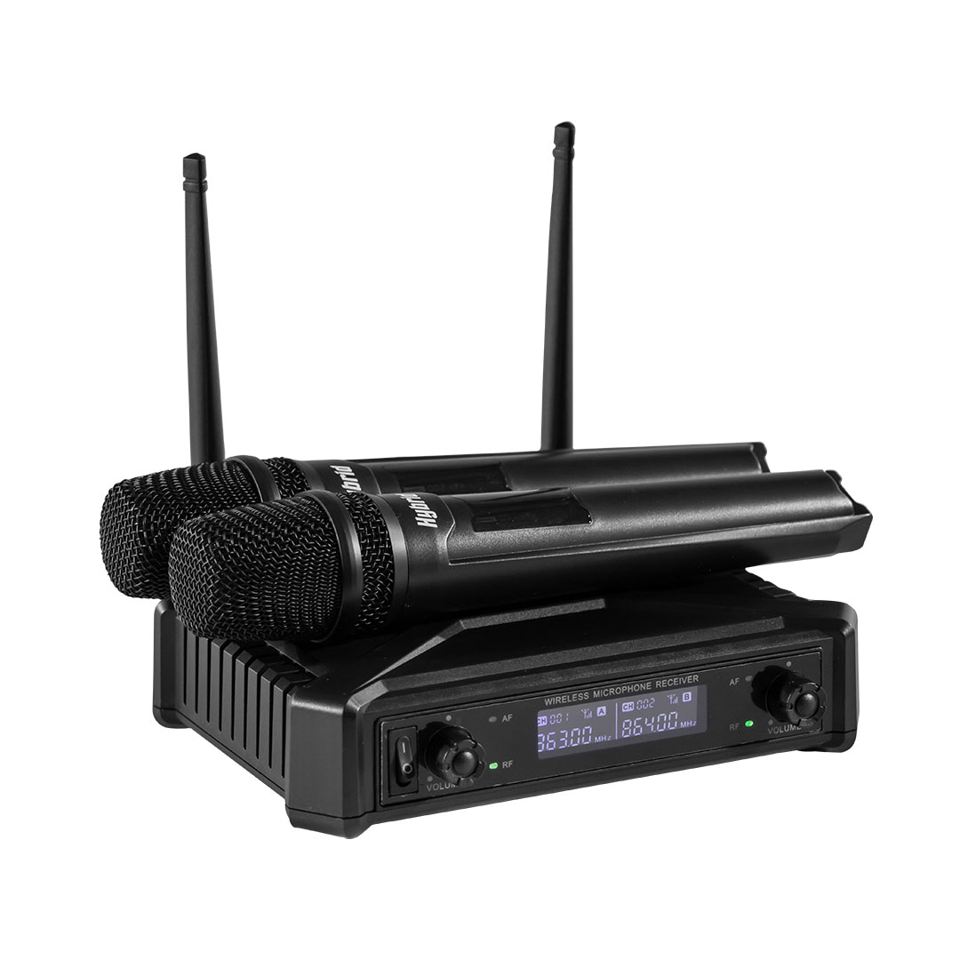 Hybrid U-DF B Dual Handheld UHF Wireless Microphone System
