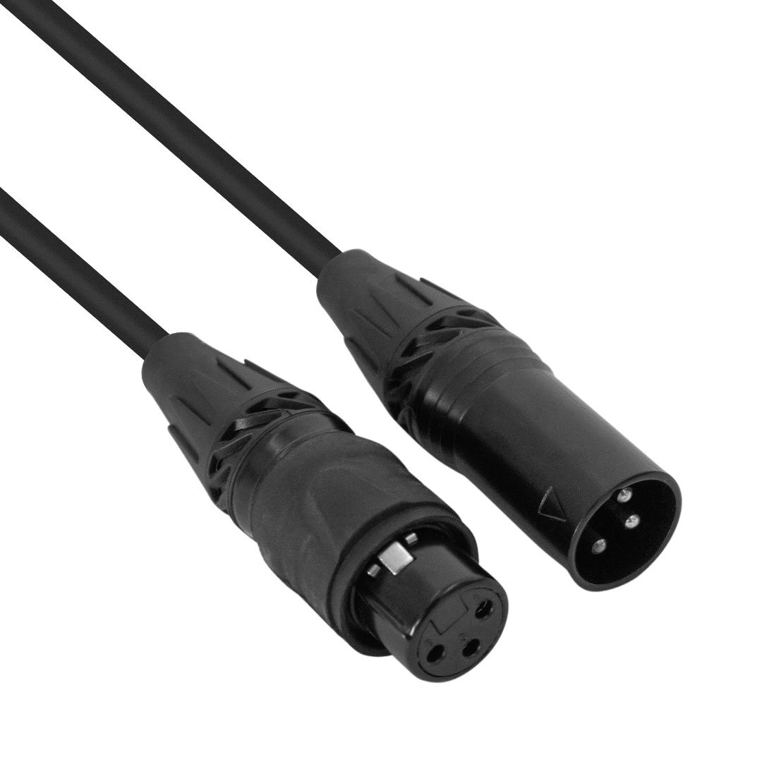 Hybrid XLR Male-XLR Female 10m – IP65 — view 2