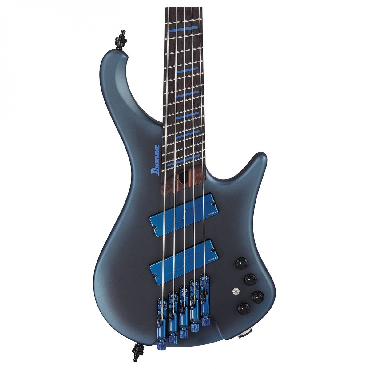 Ibanez Bass Workshop EHB5MSBSP 5-string Multi-scale Bass Guitar – Midnight Arctic Ocean Matte