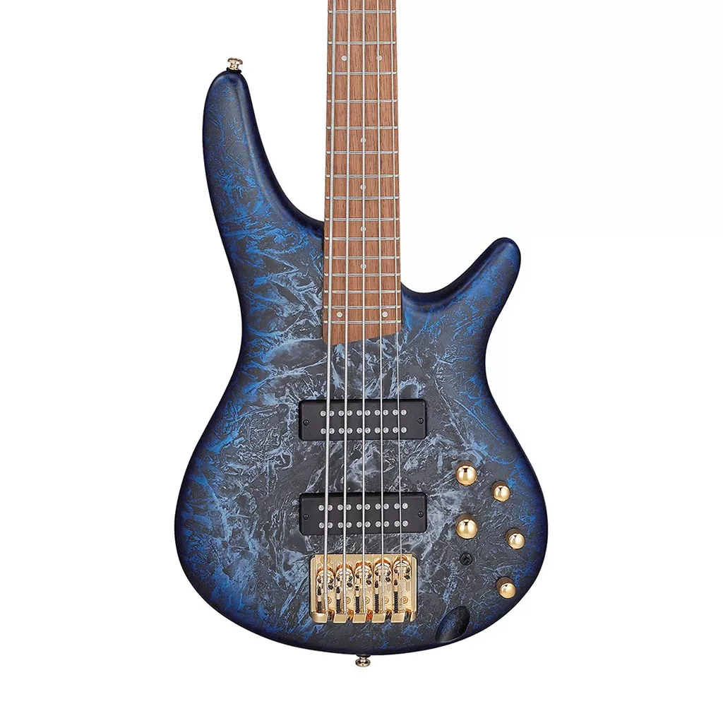 Ibanez SR305EDX-CZM 5-String Bass Guitar – Cosmic Blue Frozen Matte — view 1
