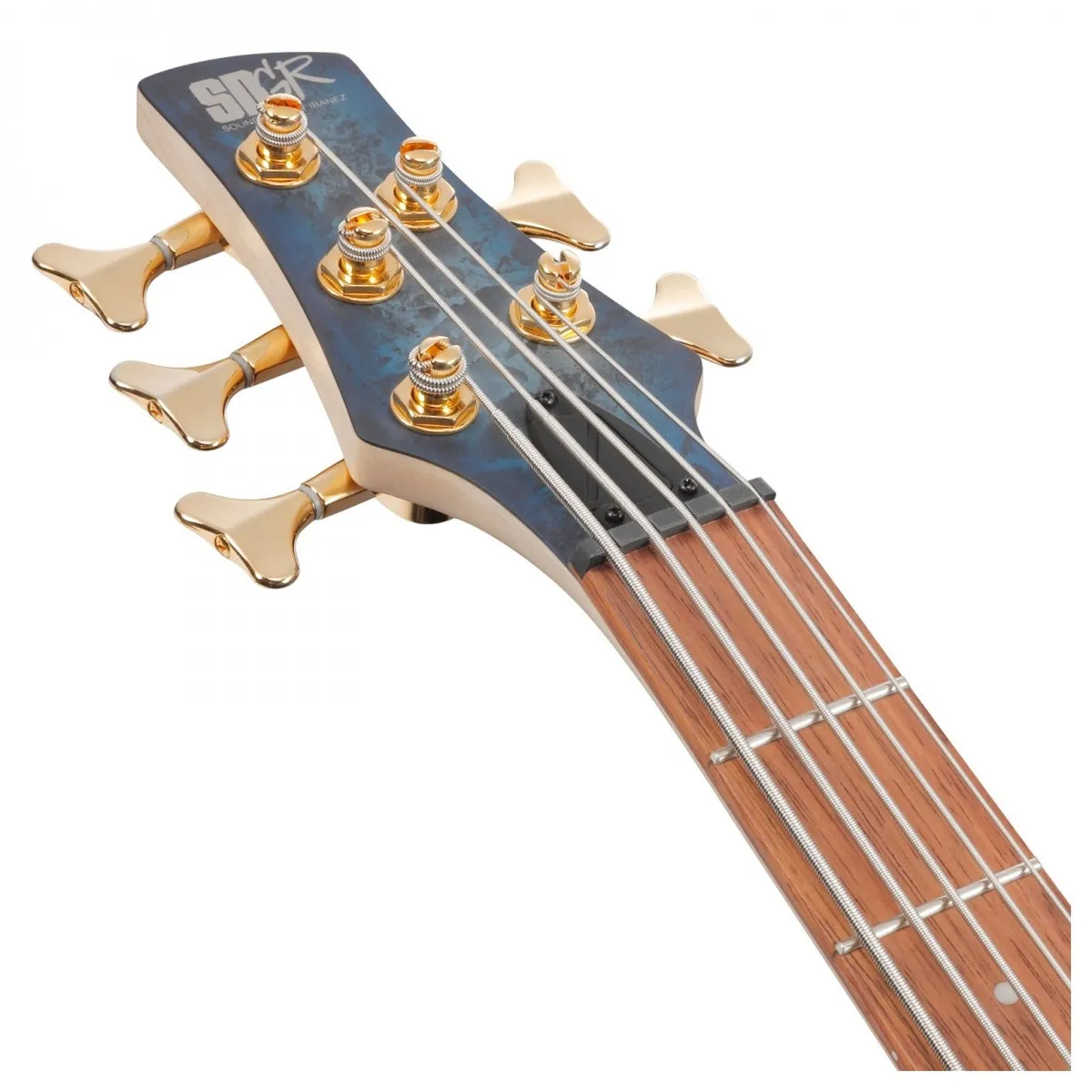 Ibanez SR305EDX-CZM 5-String Bass Guitar – Cosmic Blue Frozen Matte — view 6
