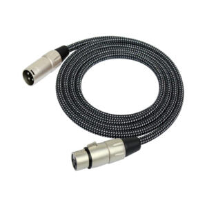 Kirlin MW-480 Woven Mic Cable 6M (Black) — view 1