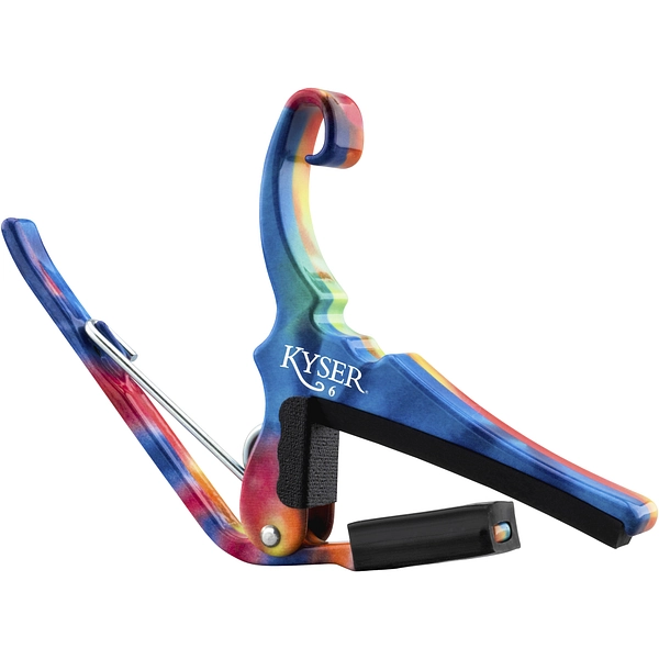 Kyser Quick-Change Capo for 6-String Guitars – Tie-Dye