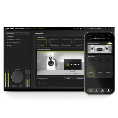 Lewitt LW6 Wireless Studio Headphones — view 12