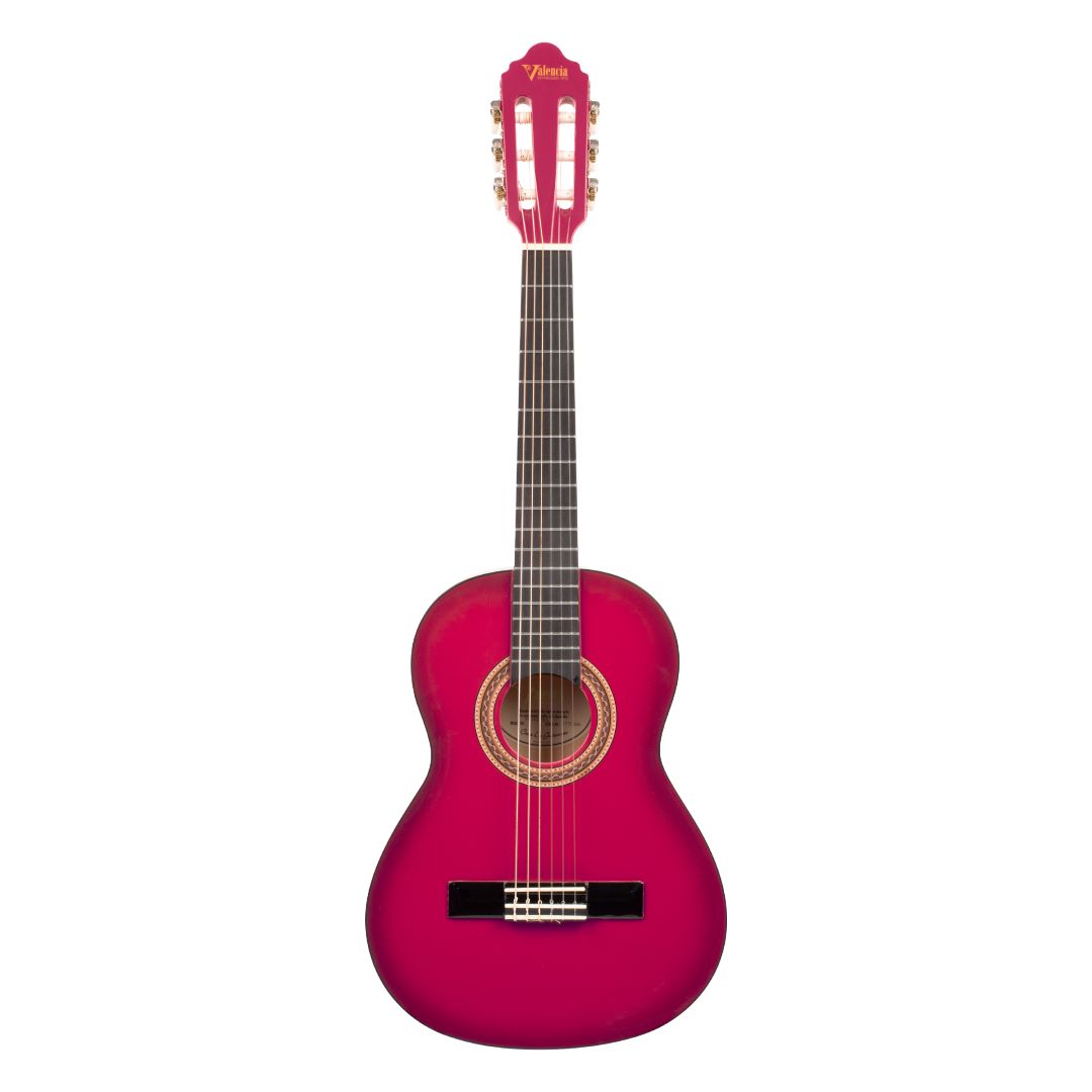 Valencia 1/2 Classic Guitar – Various Colours - Pink