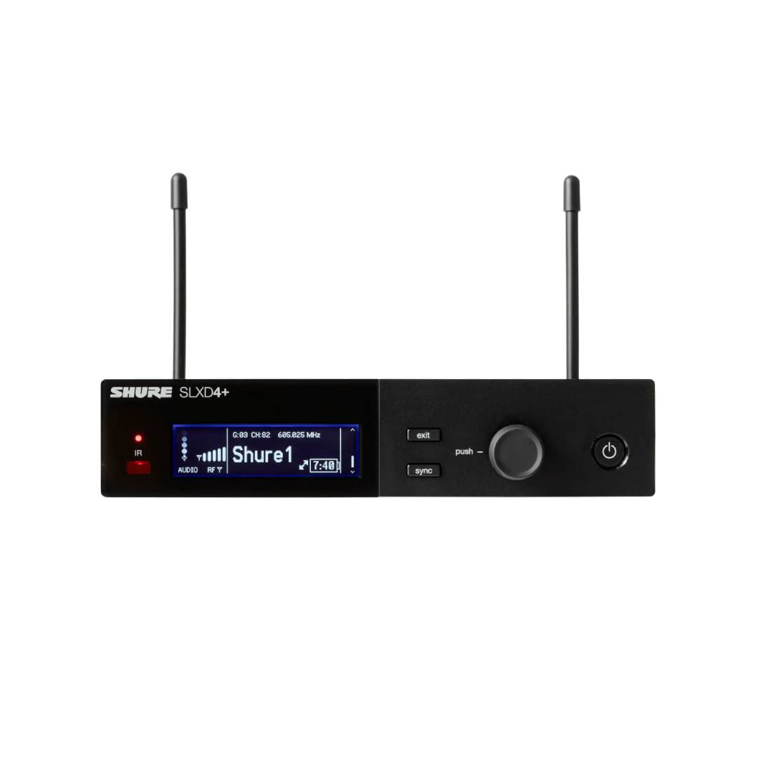 Shure SLXD4+ Digital Wireless Rackmount Receiver G65