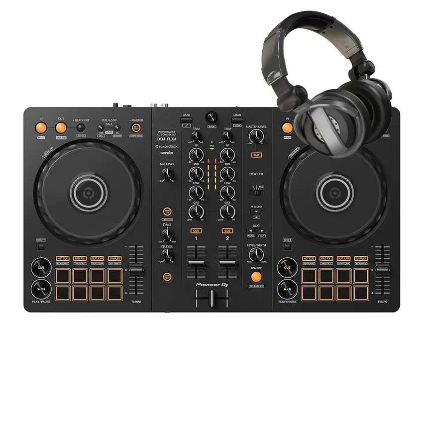 Pioneer DDJ-FLX4 DJ Controller With Free Headphones