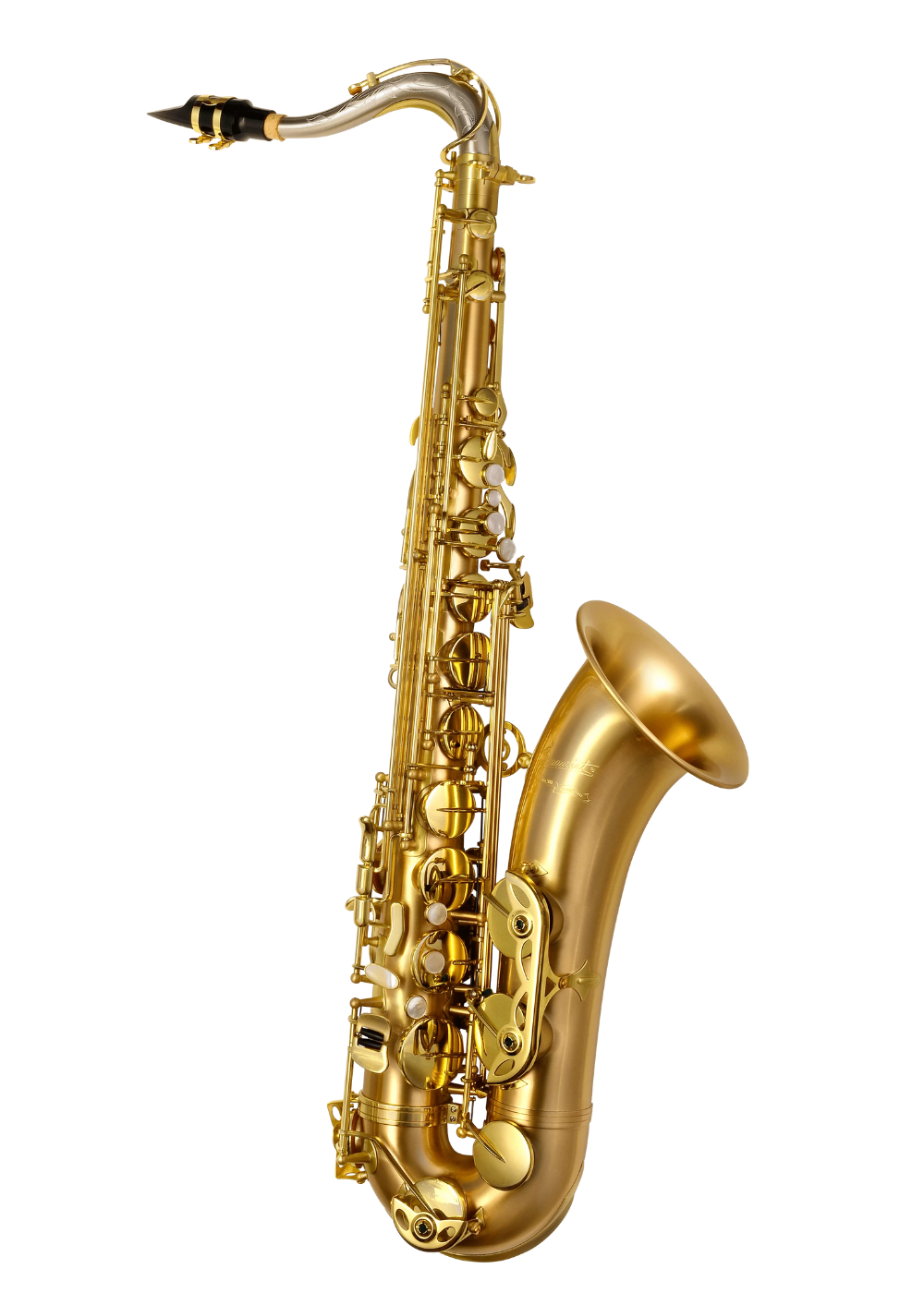 P. Mauriat Le Bravo Tenor Saxophone - Gold Brass Matte Body — view 2