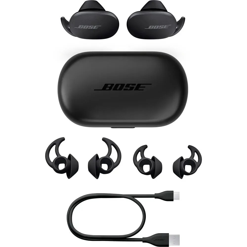 Bose QuietComfort Noise-Cancelling True Wireless In-Ear Earphones Black — view 4
