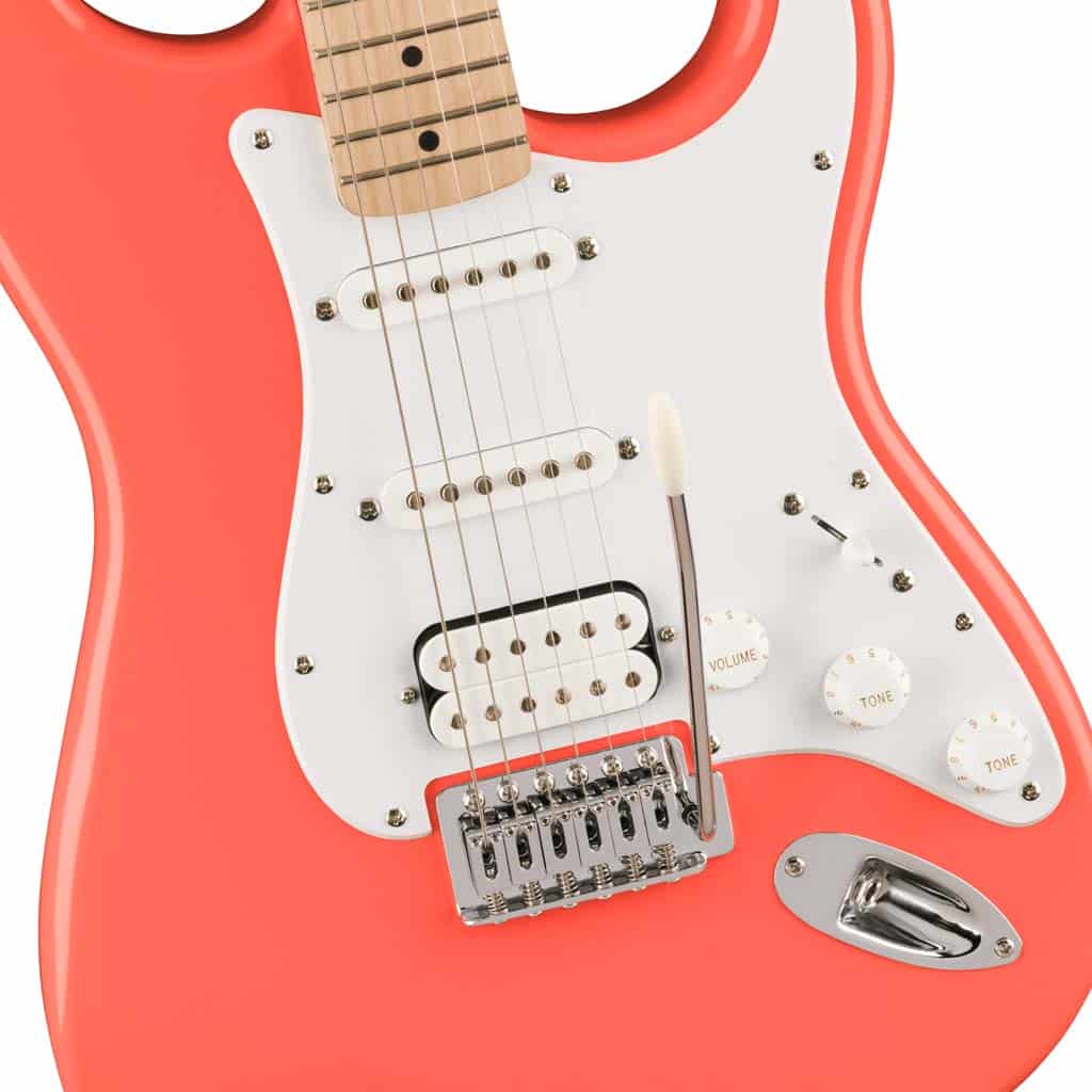 Fender Squier Sonic Stratocaster HSS – Tahitian Coral — view 3