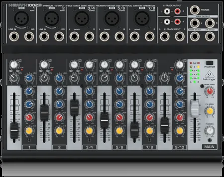 Behringer Xenyx 1002B 10-channel Analog Mixer — view 2