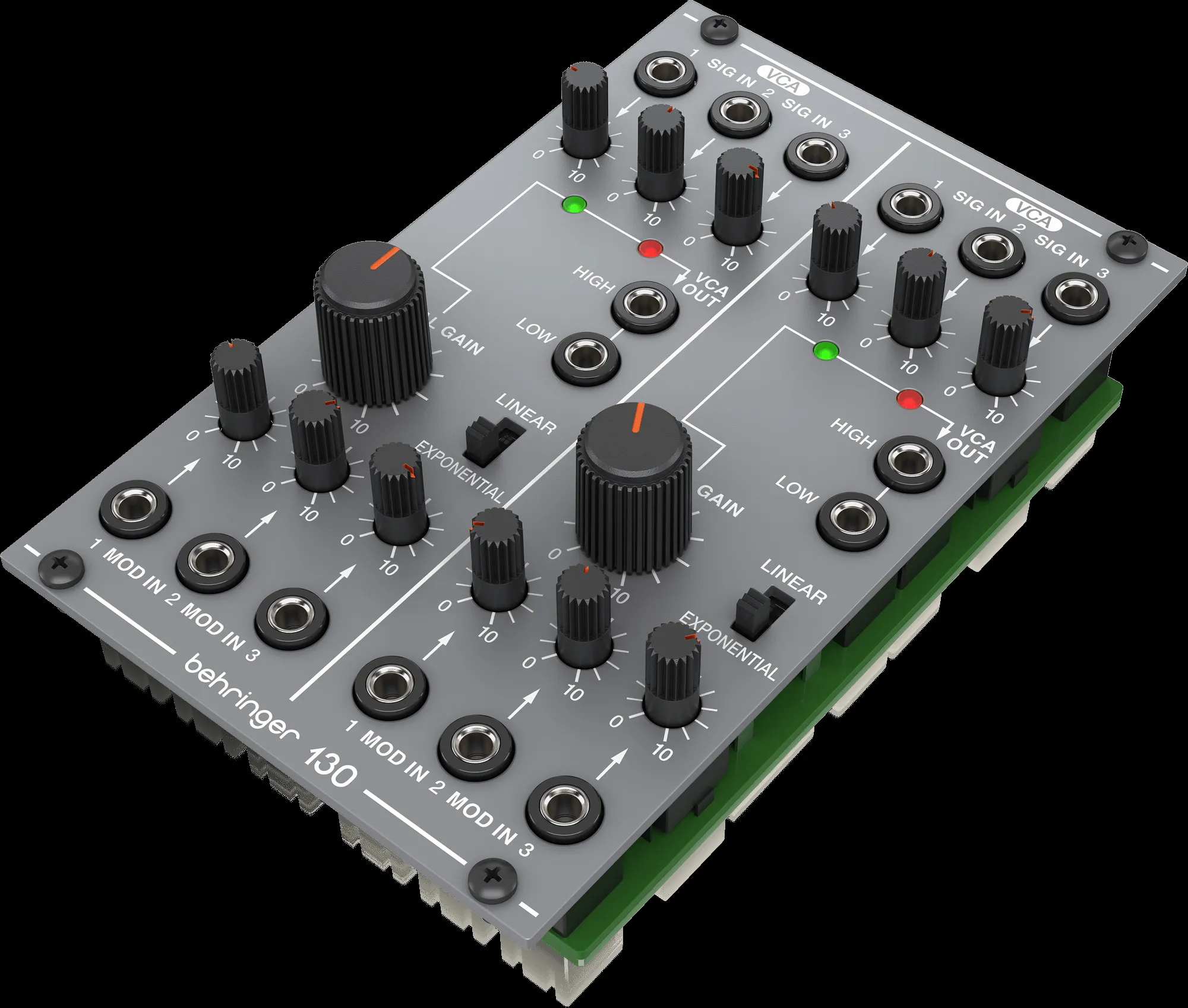 Behringer 130 Dual VCA Eurorack Module — view 2