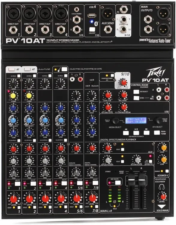 Peavey PV 10 AT with Antares Auto-Tune pitch correction — view 3