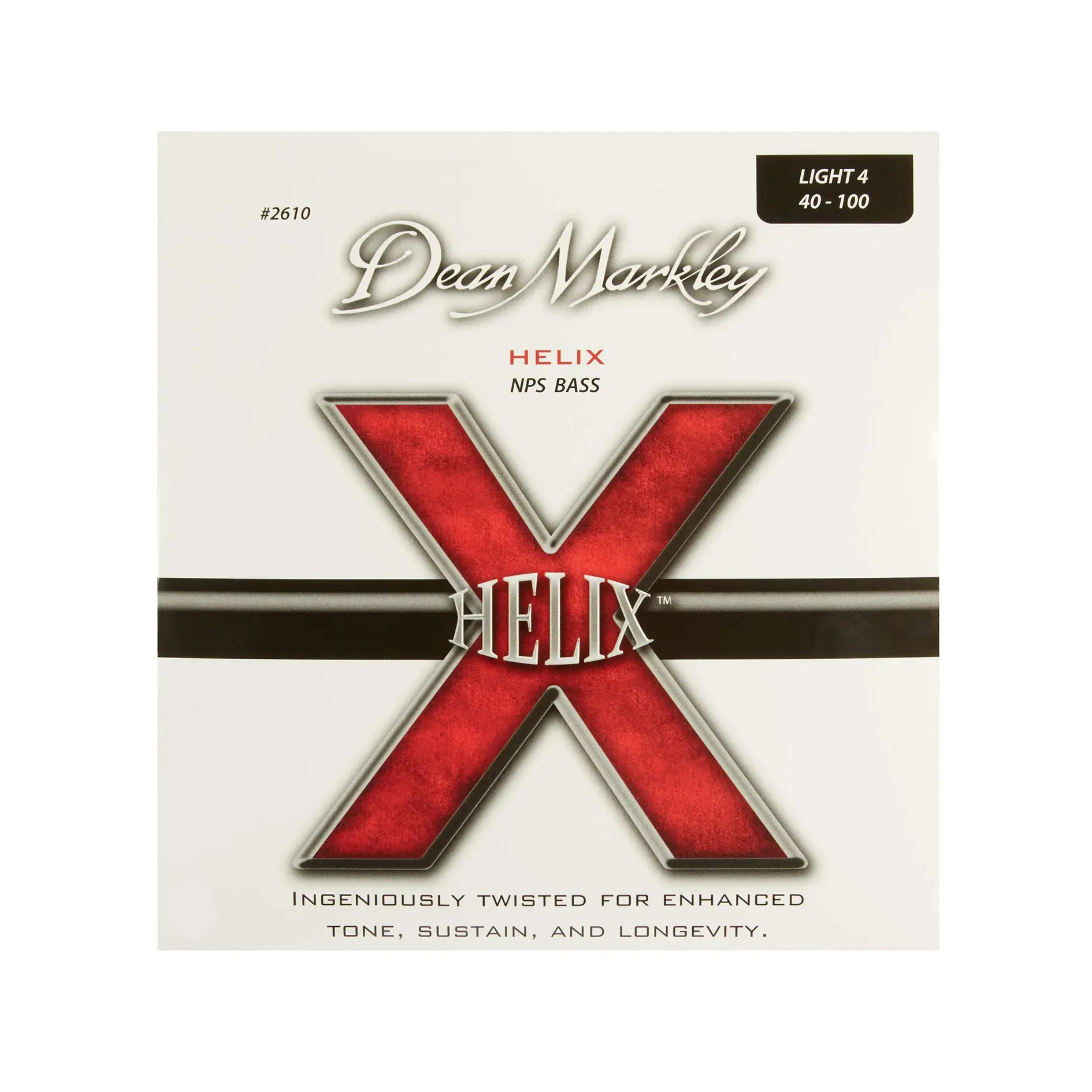 Dean Markley 4 Strings Light 40-100 Helix NPS Bass Strings — view 1