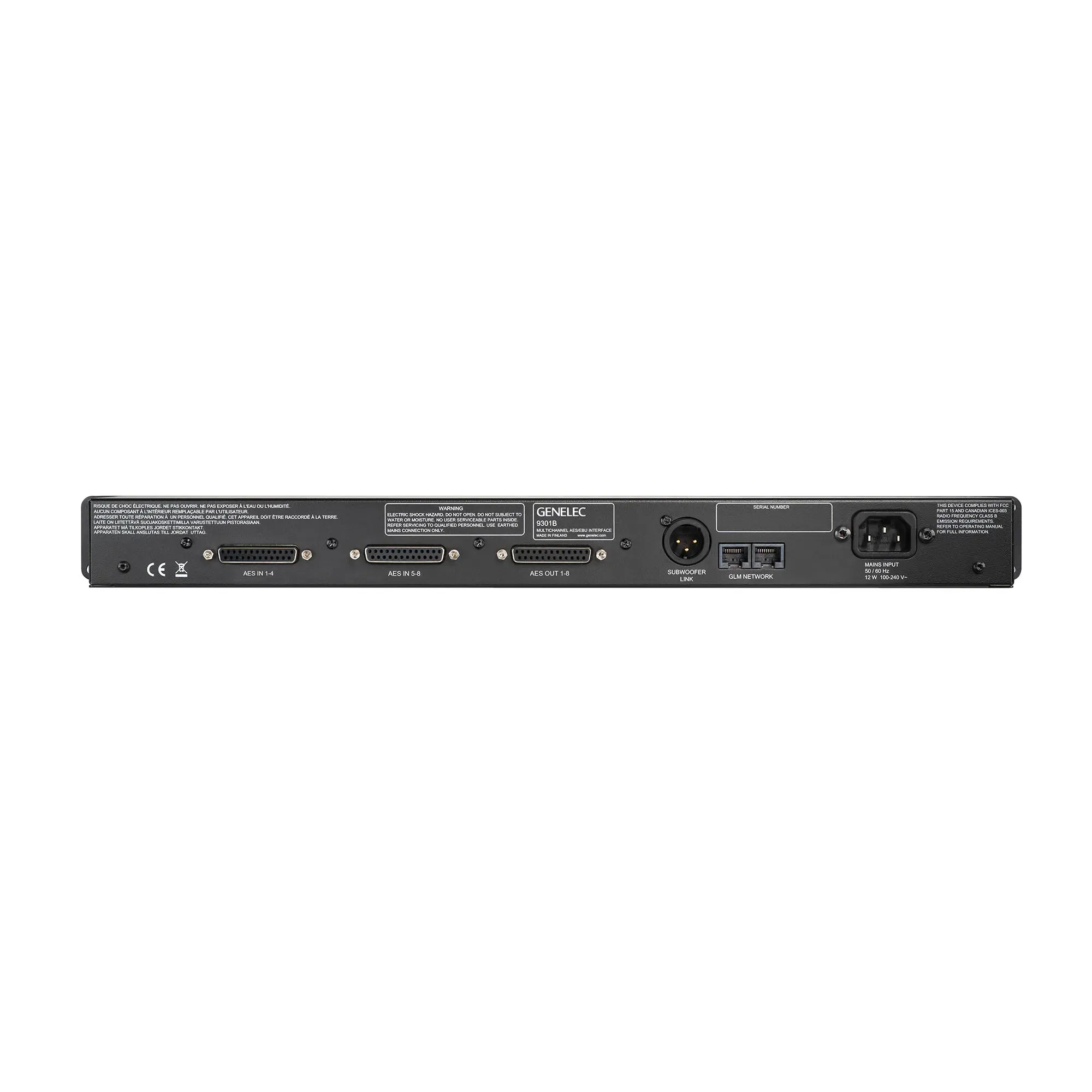Genelec 9301B AES/EBU Multichannel Interface — view 3