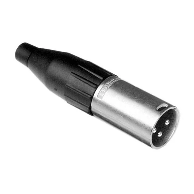 Amphenol AC3MM 3-pin Male XLR Line Connector — view 1