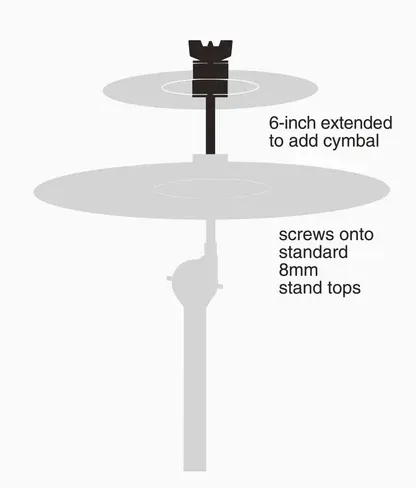 Gibraltar SC-MCSA6 Mini Cymbal Stacker - 6 inch — view 2