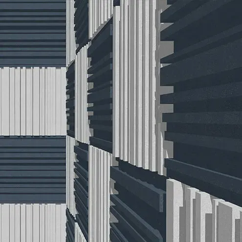 Foamrite Acoustic Cityscape Foam Panel — view 3