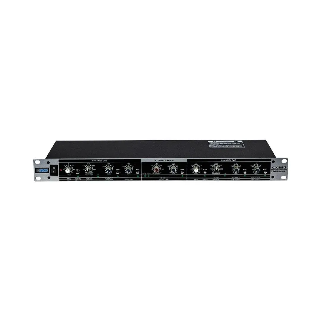Hybrid CX223 2-Way Stereo, 3-Way Mono Active Crossover — view 2