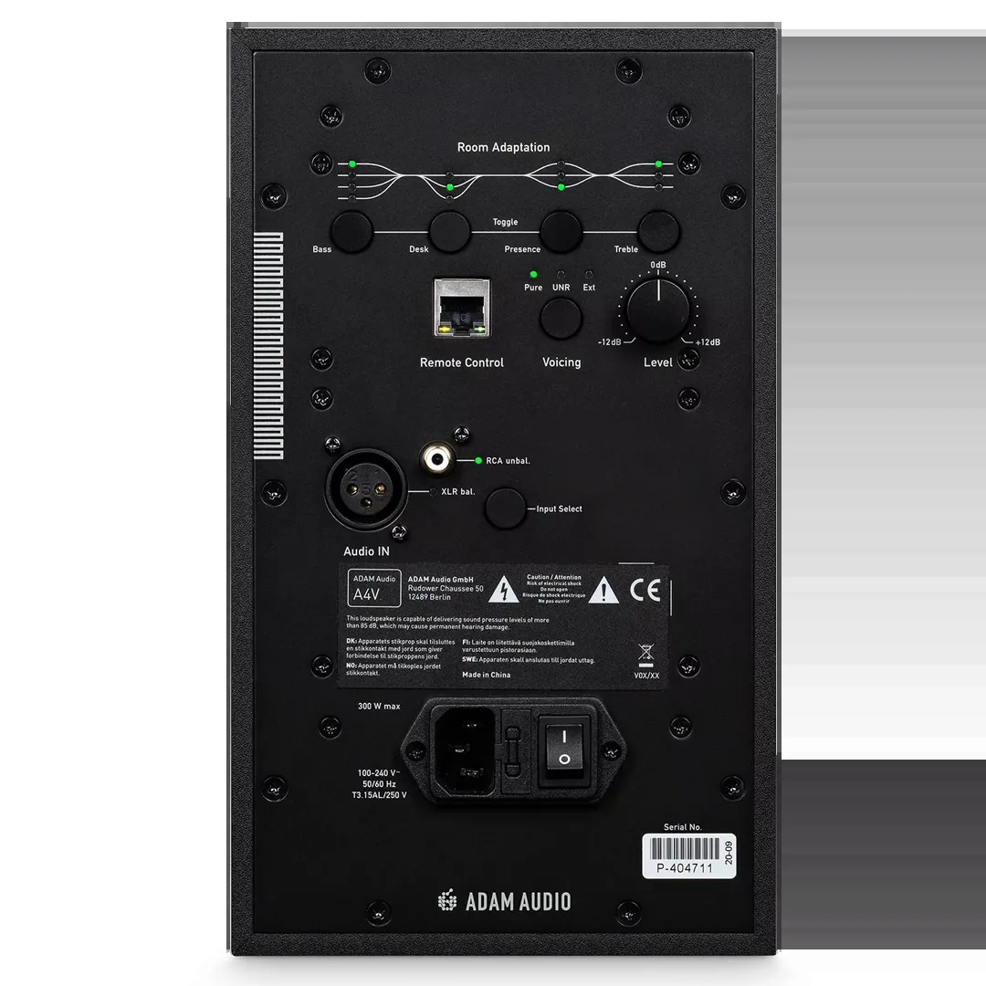Adam Audio A4V 4-Inch Powered Studio Monitor (Each) — view 4