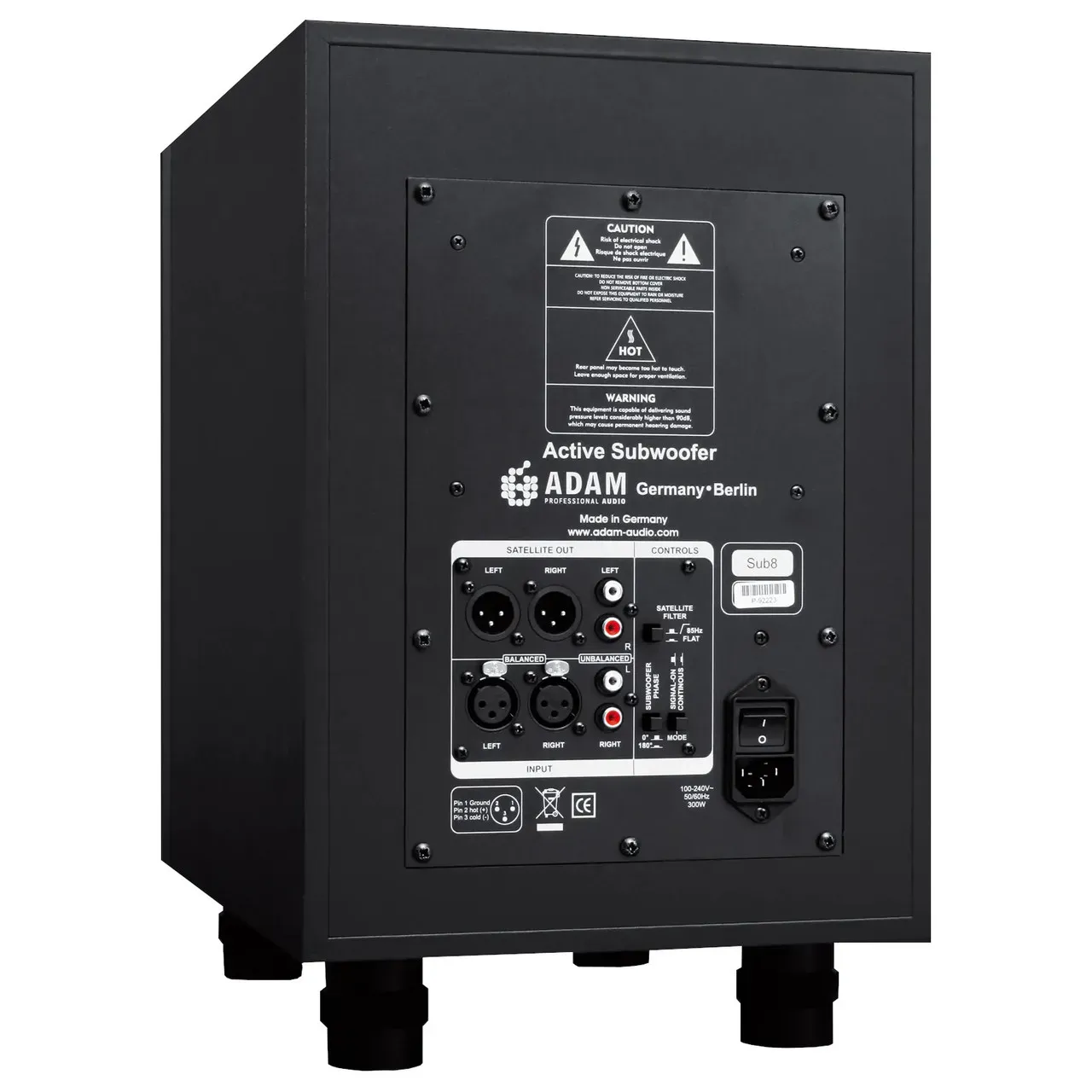 Adam Audio Sub8 8.5-Inch Powered Studio Subwoofer — view 4