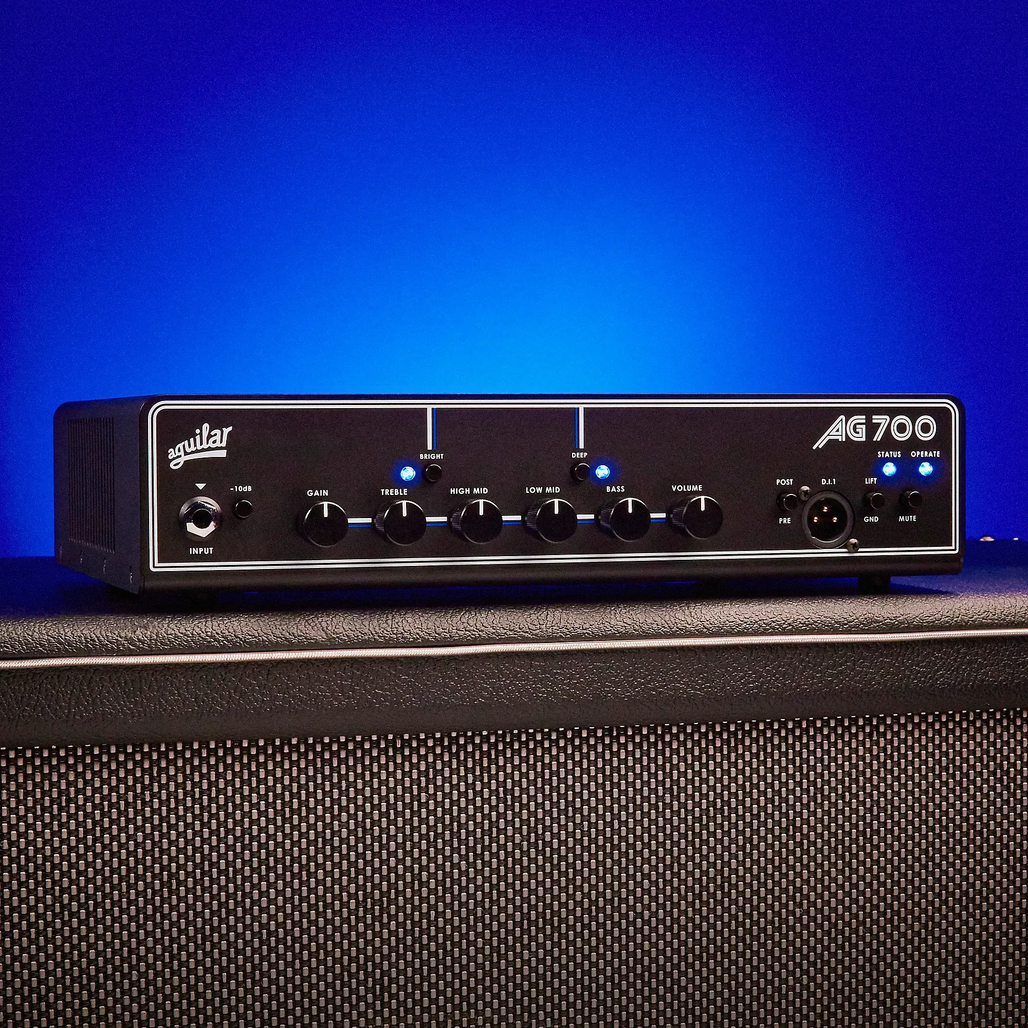 Aguilar AG700V2 Gen 2 700-watt Bass Amplifier Head — view 2