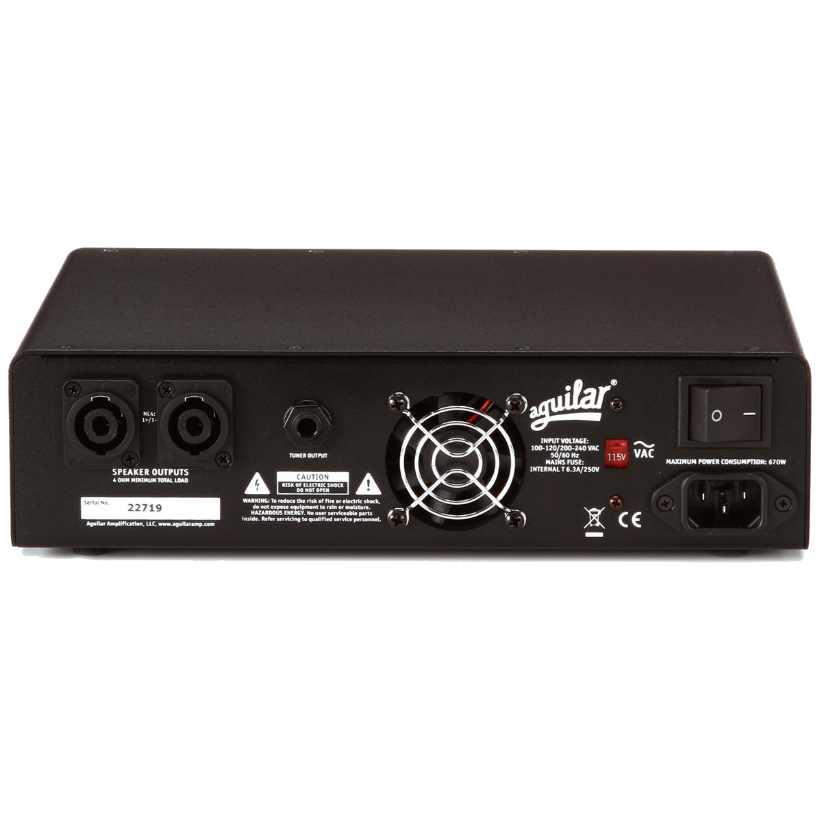 Aguilar Tone Hammer 500 Super Light Amplifier Head — view 3