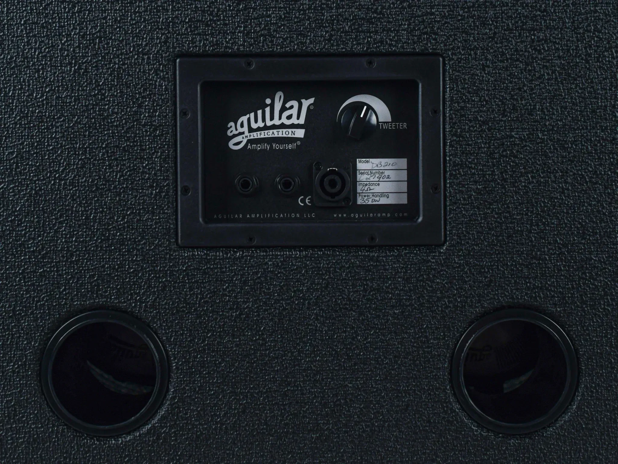 Aguilar DB 210 350-watt 2x10 inch Bass Cabinet - Classic Black 8 Ohm — view 2