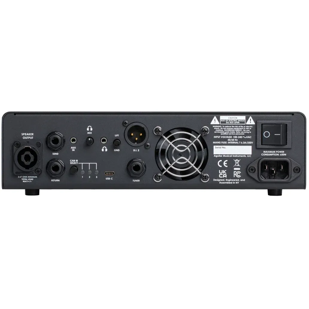 Aguilar TH500V2 Tone Hammer Gen 2 500-watt Bass Head — view 3