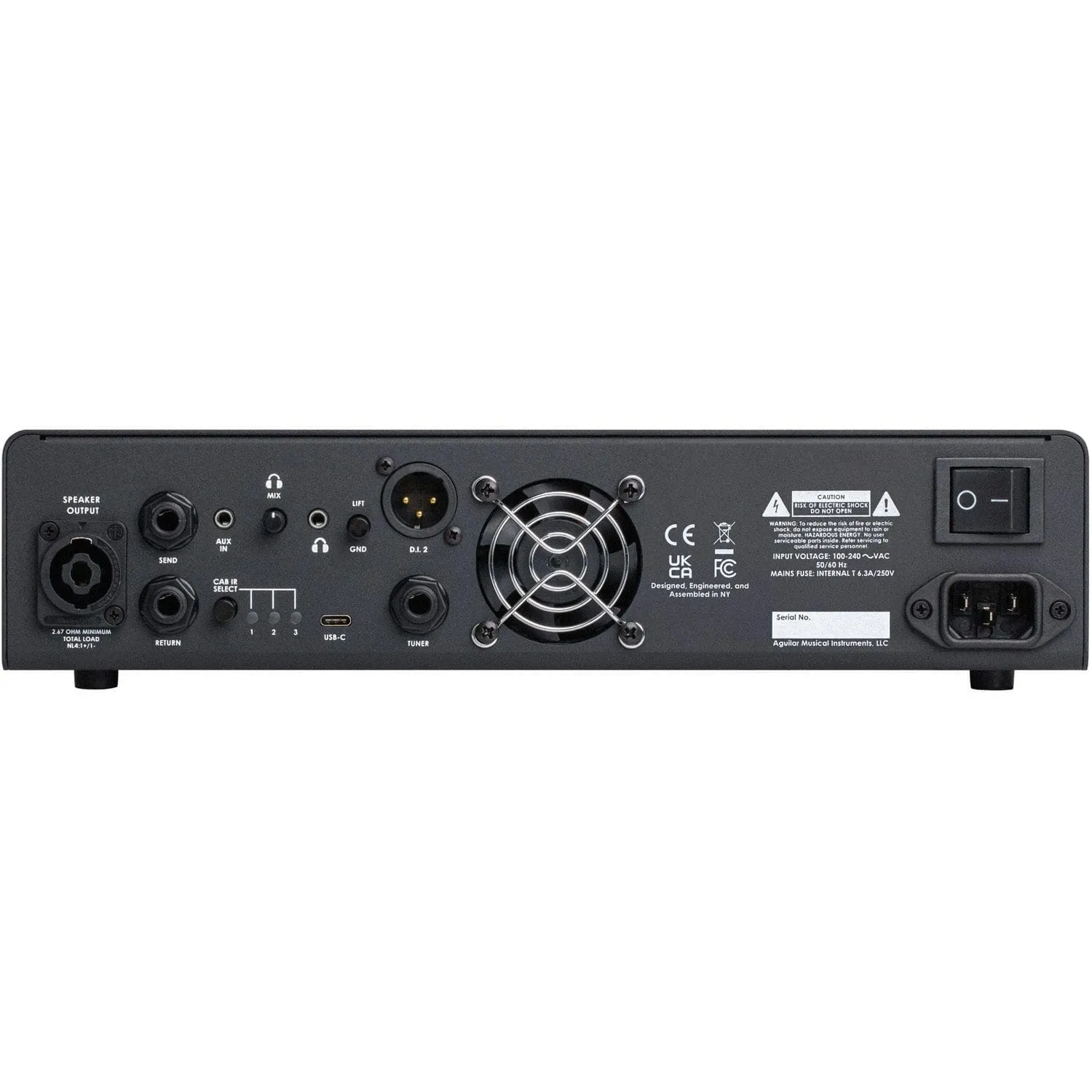 Aguilar TH700V2 Tone Hammer Gen 2 700-watt Bass Head — view 3