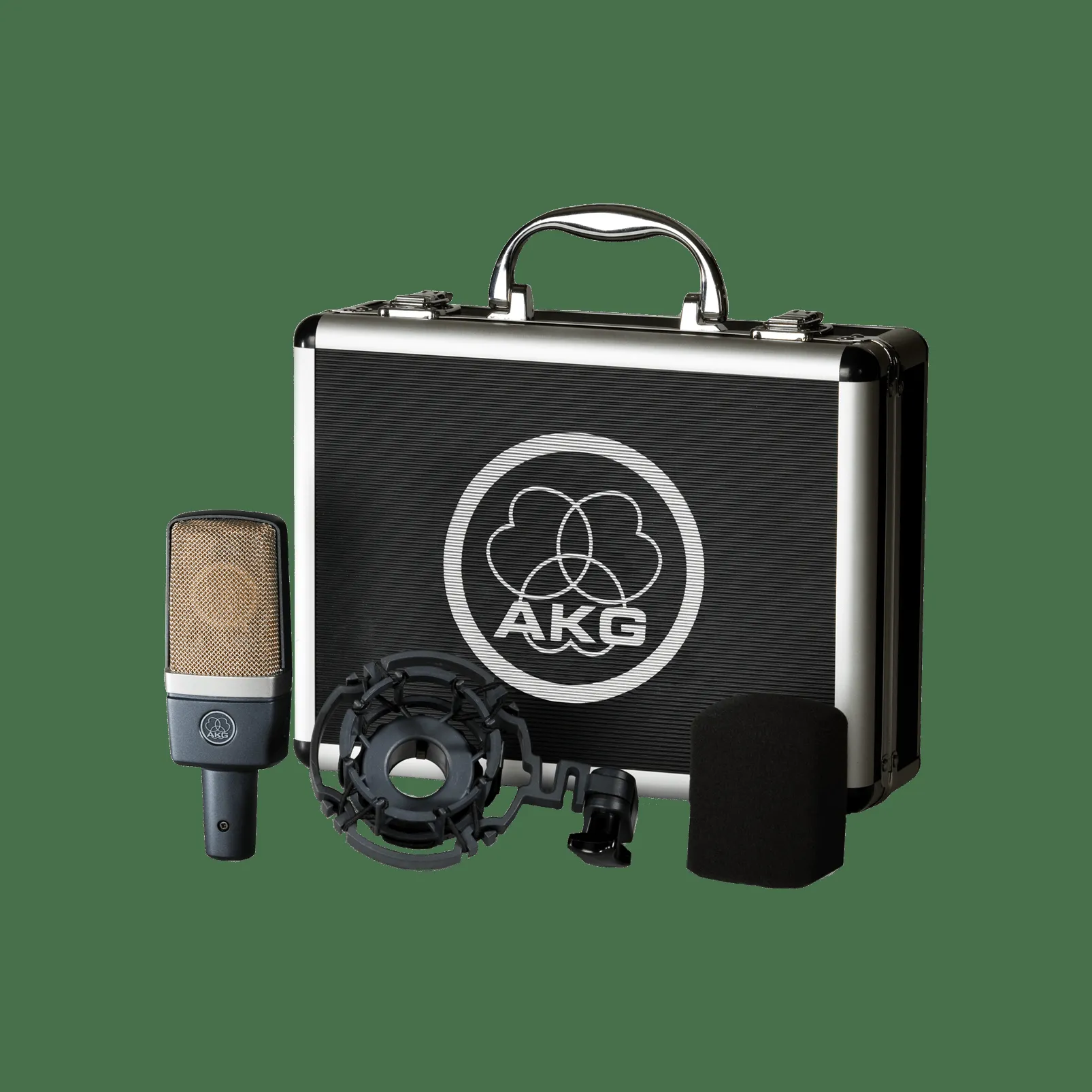 AKG C214 Large-diaphragm Condenser Microphone - Matte Grey Blue — view 3