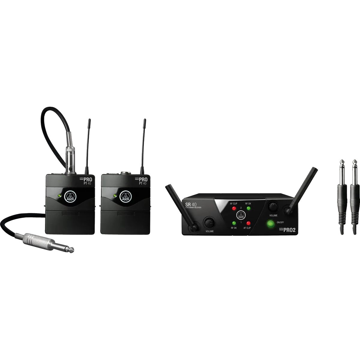 AKG WMS40 Mini Dual Instrumental Wireless System Set