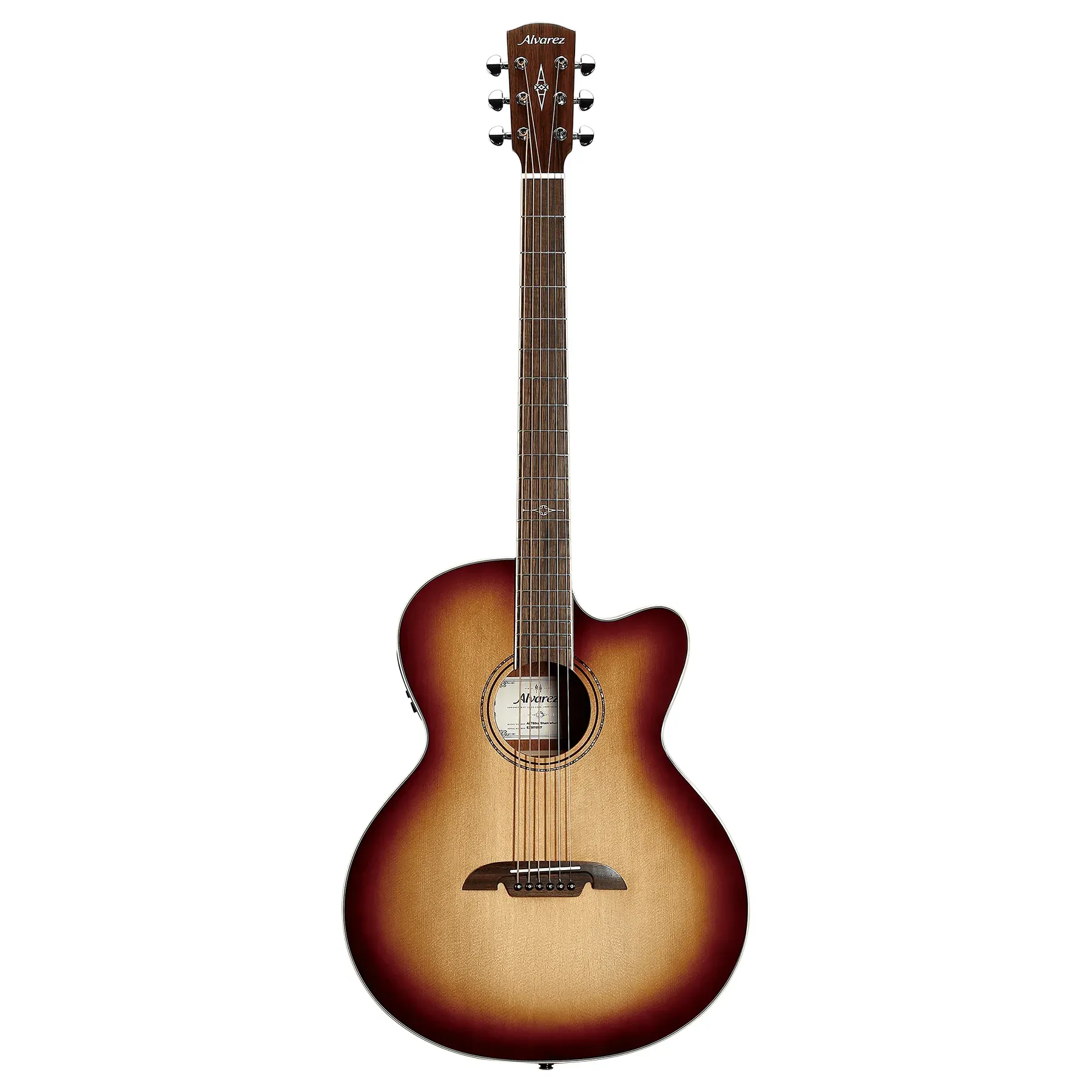 Alvarez ABT60ce Baritone Acoustic-electric Guitar - Shadowburst — view 2