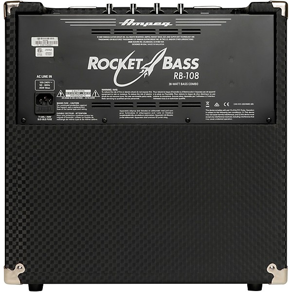 Ampeg Rocket RB-108 30W 1 x 8 inch Bass Combo Amp — view 4