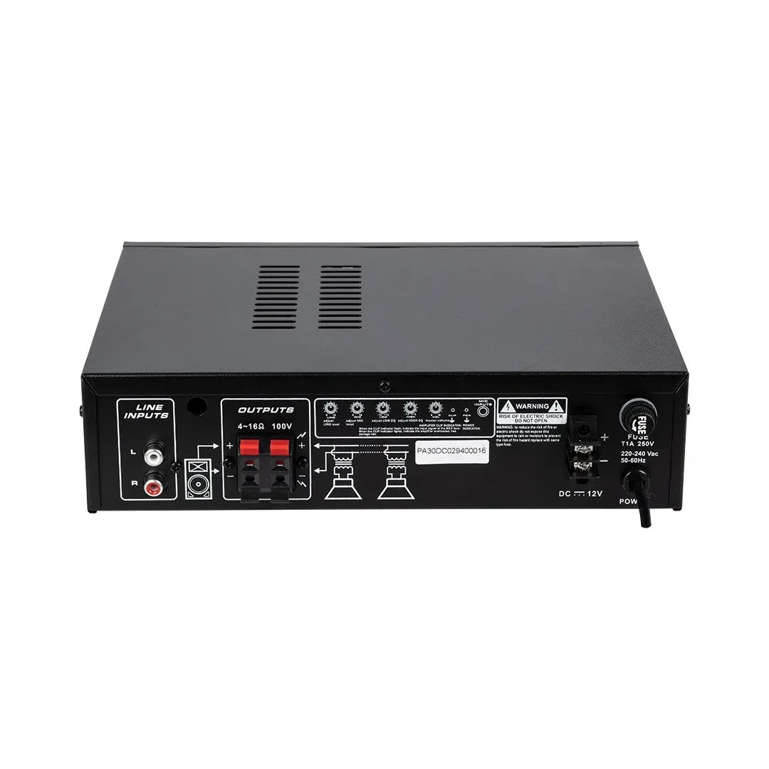 Hybrid PA30DC 100v Line PA Amplifier — view 3