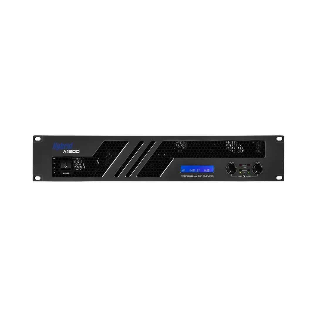 Hybrid A1800 MK6 900w x 2 Power Amplifier — view 2