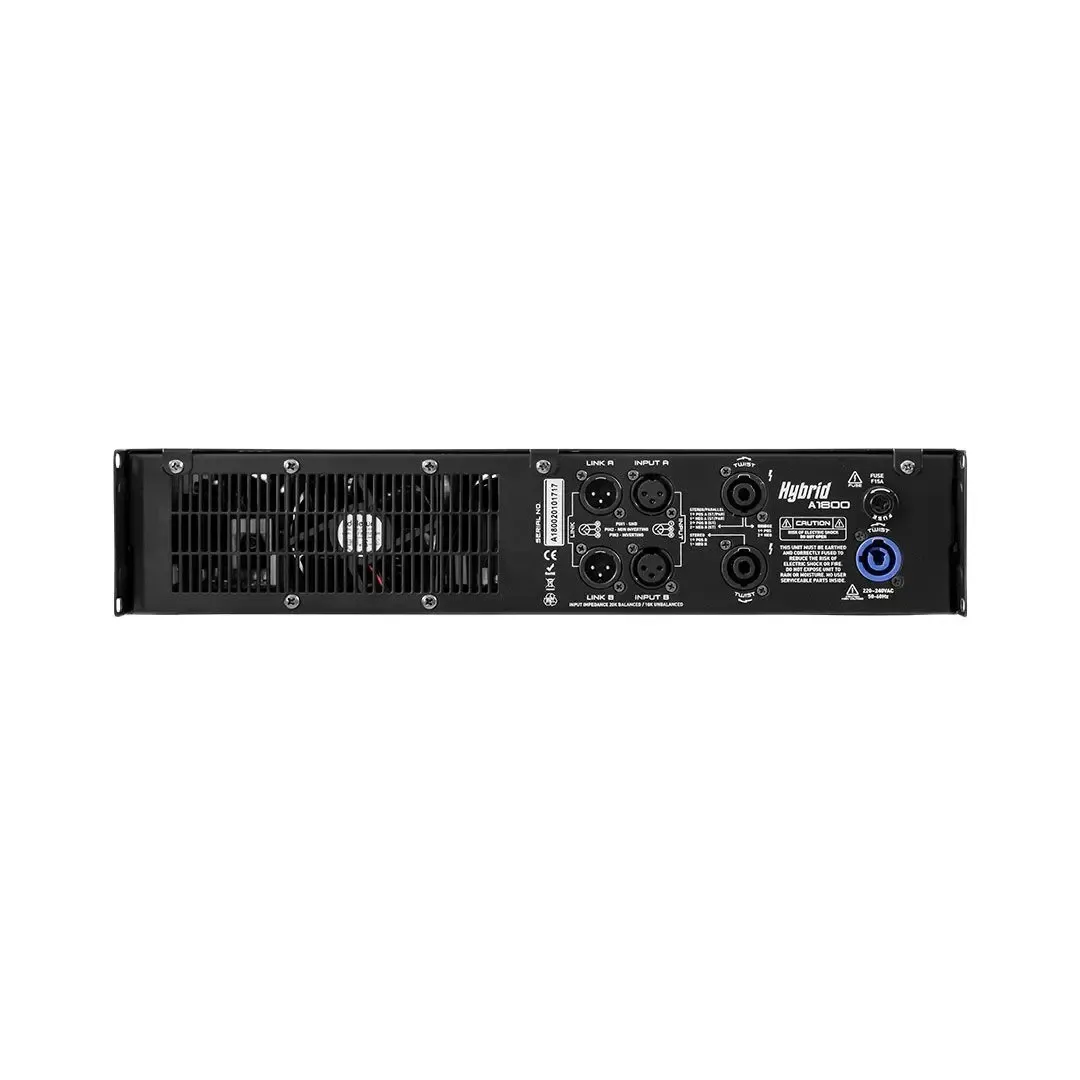 Hybrid A1800 MK6 900w x 2 Power Amplifier — view 3