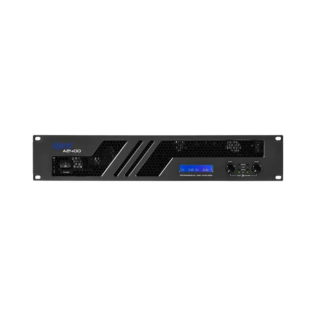 Hybrid A2400 MK6 2 x 1200w Power Amplifier — view 2
